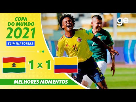 Gols e lances de Bolívia x Colômbia