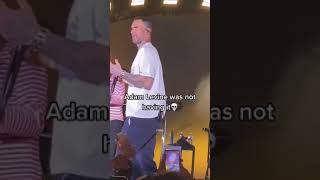 This lady jumped on stage during Maroon 5's performance (Adam Levine VS Michael Jackson)