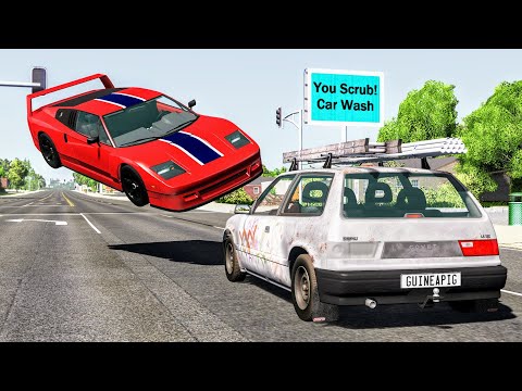 Loss of Control Crashes #48 – BeamNG Drive | CrashBoomPunk