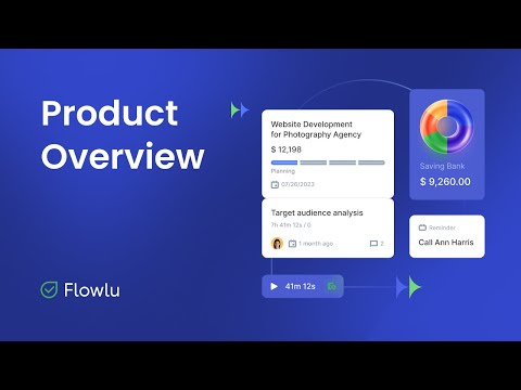 Flowlu video/presentation/materials
