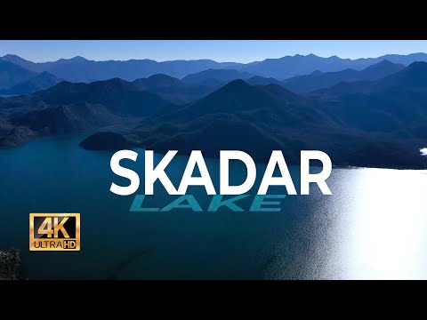Skadar Lake and Saint Stephen Hotel in Bird's eye 4K