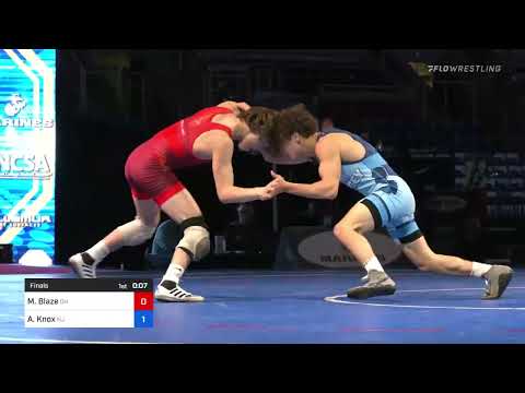 120 Lbs Final - Marcus Blaze, Ohio Vs Anthony Knox, New Jersey 2c2a