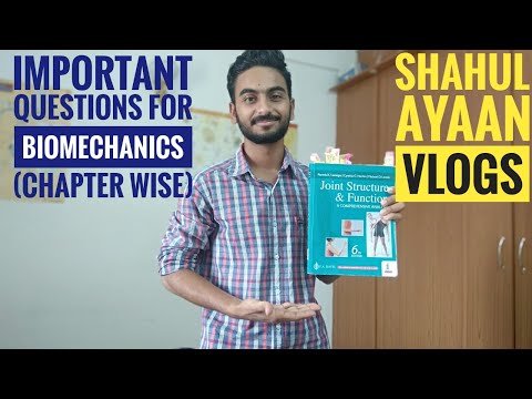 BIOMECHANICS CHAPTER WISE IMPORTANT QUESTIONS//1ST YEAR PHYSIOTHERAPY// SHAHUL AYAAN VLOGS