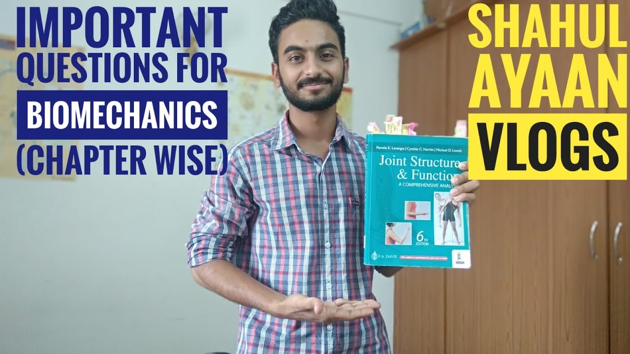BIOMECHANICS CHAPTER WISE IMPORTANT QUESTIONS//1ST YEAR PHYSIOTHERAPY// SHAHUL AYAAN VLOGS