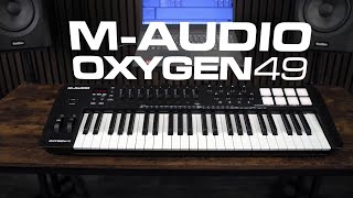 Video thumbnail for M-Audio Oxygen 49 MKV MIDI Keyboard | Gear4music by Gear4music Guitars