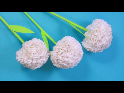 How to Make Round Tissue Paper Flowers | DIY Paper Flowers Easy | Paper Crafts Flowers |  #69