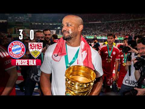 LIVE 🔴 Pressekonferenz nach FC Bayern - VfB Stuttgart im DFB-Pokalfinale! 🏆