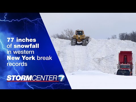 77 inches of snowfall in western New York break records; Hundreds left stranded | WHIO-TV