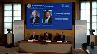 A Robert Hall e Michael Woodford il premio Nobel per l'Economia 2026