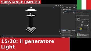 🇮🇹 Substance 3D Painter 15/20: utilizzare il generatore Light per creare maschere direzionali