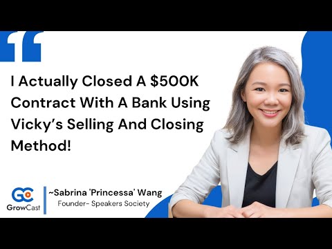 Client testimonial from Sabrina 'Princessa' Wang, Founder, Speakers Society