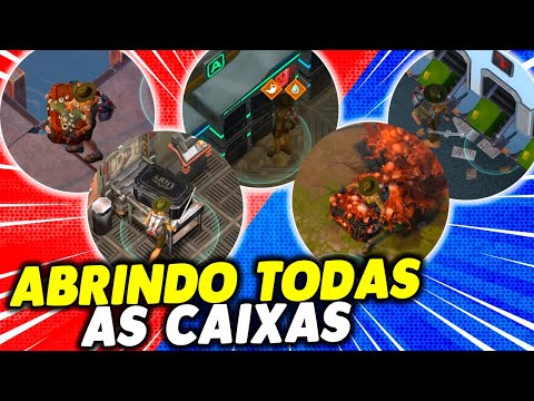 ABRINDO TODAS AS CAIXAS TOPS DO MAPA - Last Day On Earth