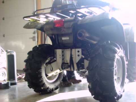 660 Yamaha Grizzly with SuperTrapp IDSX Exhaust