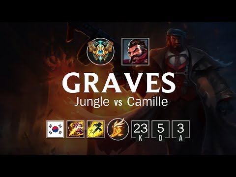 Graves Jungle vs Camille - KR Challenger Patch 8.11