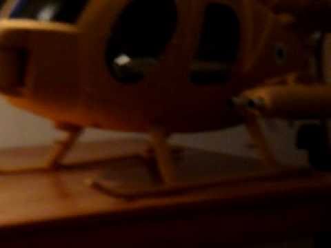 RC-Heli Baubericht Raketen im T rex 600 D500 Abschuß mit Signalstift der TEST / rocket launcher