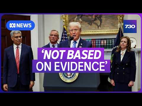 TGA rejects Trump’s statements linking paracetamol use to autism | 7.30