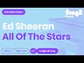 All of the Stars (Piano Karaoke Version) Ed Sheeran ...