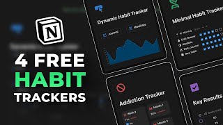 Intro - 4 FREE Notion Habit Trackers To Level Up In 2024
