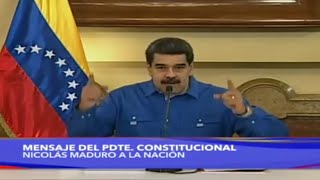 Maduro da por derrotada la “Escaramuza Golpista”