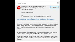 How to disable Internet Explorer Enhanced Security Configuration is enabled from Windows Server 2019