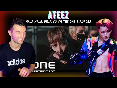 Performing Artist Reacts to ATEEZ - Hala Hala, DejaVu, I'm the one & Aurora (VOICEOVER)