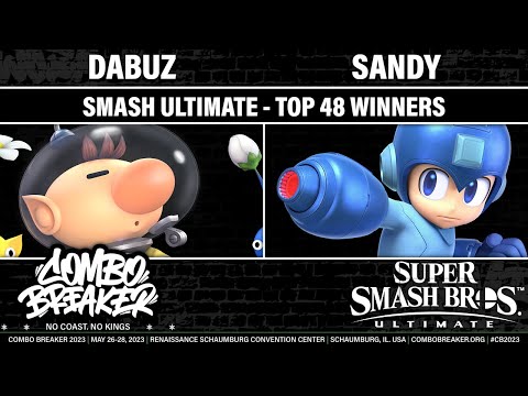 COMBO BREAKER 2023 TOP 48 WINNERS - Dabuz (Olimar) vs sandy (Mega Man) - Smash Ultimate