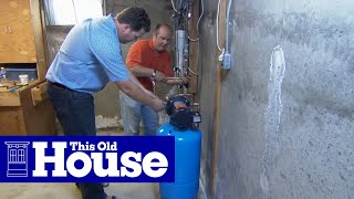 How to Install a Water Pressure Booster - This Old House