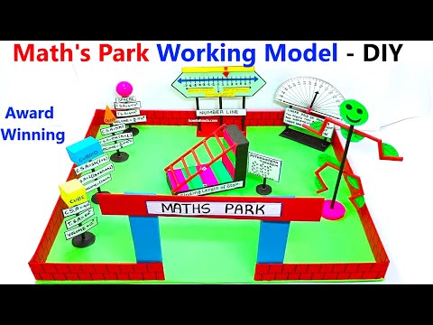 maths park working model diy maths project howtofunda craftpiller