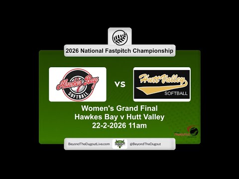 Softball NZ | 2026 NFC Championship | Women's Grand Final | Hutt Valley v Hawkes Bay 22-2-26 11:45am
