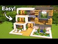 Minecraft How To Build A Modern House Tutorial