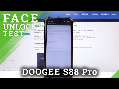 Doogee S88 Pro Face Unlock Test