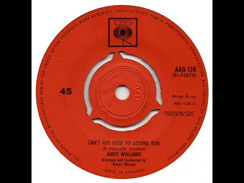 UK New Entry 1963 (68) Andy Williams - Can't Get Used To Losing You