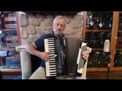 8223 - Black Excelsior Mod.242F Piano Accordion LMM 41 120 image 2