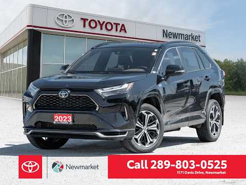 2023 Toyota RAV4 Prime XSE AWD in Black for sale at Newmarket Toyota in Newmarket, ON