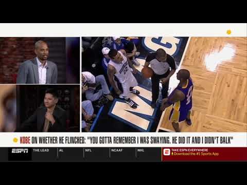 HighNoon|Kobe On Whether he flinched : " You gotta remember I was swaying. He did it"