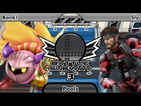 Battle Subway 3 - Bonk! vs Sly - Pools - SSBU