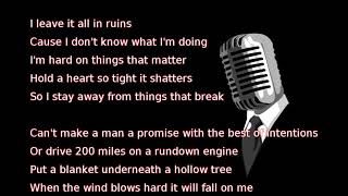 Miranda Lambert - Things That Break (lyrics)