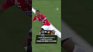 METEU A CHAPADA DE VÍDEOGAME! CARACAS ABRE O PLACAR CONTRA O BOTAFOGO NO NILTON SANTOS! 😱👀🫣