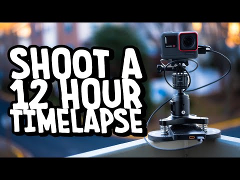 How To Setup and Shoot A 12 Hour Timelapse With An Insta360 Ace or Other Action Camera