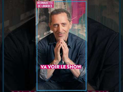 Gad Elmaleh, coproducteur du spectacle musical BERNADETTE DE LOURDES, a un message pour vous !