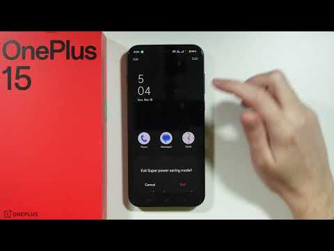 OnePlus 15: How to Turn ON/OFF Super Power Saving Mode (Ultra Battery Saver)