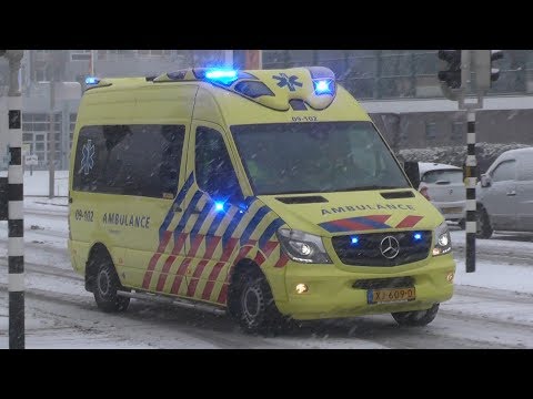 [Primeur] A1, Otaris Ambulance 09-102 RAVU naar melding in Driebergen-Rijssenburg