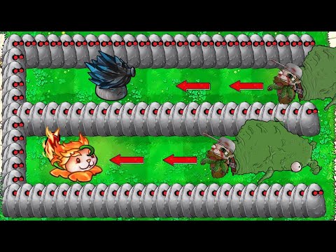 Plant vs Zombies PC Fusion Challenge!! Cattail Red VS Dr.Zombies | PVZ 2 #71