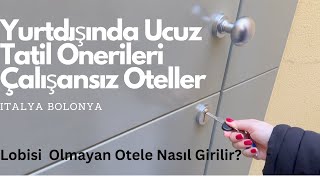 #booking den  Yurt Dışında #ucuz ve resepsiyonsuz bir otelde oda anahtarı nasıl 