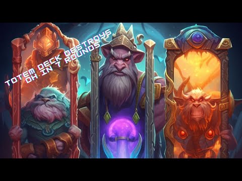 Shaman Totem deck annihilates DH in 7 rounds