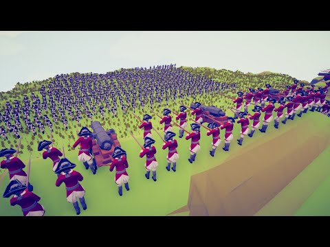 CAN 100x BRITISH ARMY CLEAR ENEMY TRENCH? - Totally Accurate Battle Simulator TABS