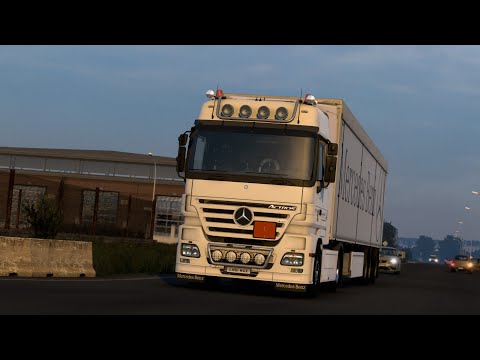 ETS 2 - Mercedes Benz Actros MP2 Transporting Potted Plants From Calais - London