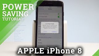 How to Enable Battery Saver in APPLE iPhone 8 - Low Power Mode |HardReset.Info