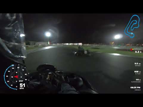 Andre passing me with some risks Karting San Marino