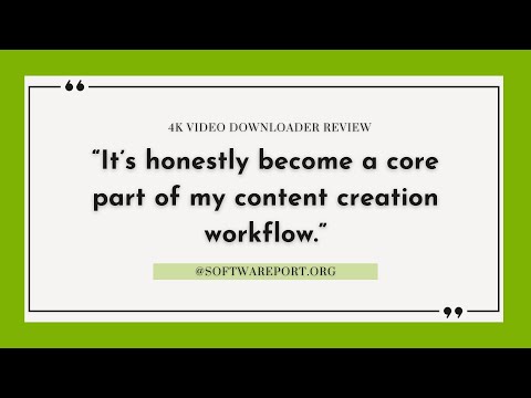 4K Video Downloader Review By A YouTuber & Commentary Creator